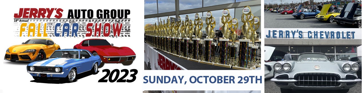 New October 30 Jerry's Car Show Banner